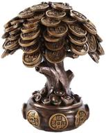 feng shui bronze golden money coin prosperity tree home decoration gift - bring wealth and abundance with pacific giftware (bronze) логотип