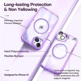 img 1 attached to TAURI [3 In 1] Defender Designed For IPhone 13 Case 6