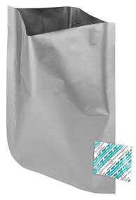 img 4 attached to 🛍️ Dry-Packs Mylar Bags and 300cc Oxygen Absorbers for Long Term Food Storage, 10"x14", 1 Gallon, Pack of 50