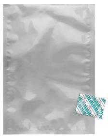 img 2 attached to 🛍️ Dry-Packs Mylar Bags and 300cc Oxygen Absorbers for Long Term Food Storage, 10"x14", 1 Gallon, Pack of 50