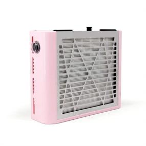 img 4 attached to 💅 AONOLOVO Pink Nail Dust Collector Machine: Upgraded Powerful Nail Vacuum Suction Fan Dust Extractor for Acrylic Nail, Poly Nail Extension Gel Removal – Manicure Tool