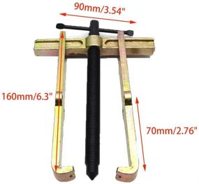 img 2 attached to 🔧 SYDIEN 1Pc Adjustable Twin Jaw Gear Puller Tool Motorcycle Car Auto Removal Kit