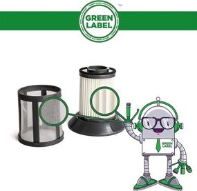 img 1 attached to 🧹 Green Label Replacement Dirt Bin and Filter Screen Kit 2031532 for Bissell Zing Bagless Vacuum Cleaners - Compatible with Models 6489, 10M2, 64892, and 64894