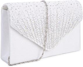 img 3 attached to 👛 Gorgeous BAGLAMOR Evening Handbags: Elegant Envelope Style for Women with Wallets & Top-Handle Bags