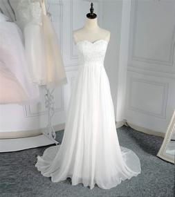 img 1 attached to Chiffon Pearls Babygirls Wedding Dresses: Women's Clothing Finest Dresses