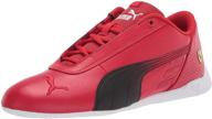 puma ferrari r cat sneaker black rosso men's shoes logo