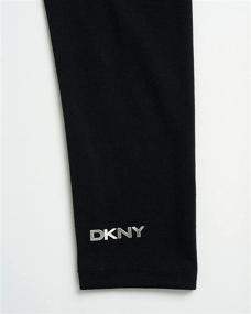 img 2 attached to 👧 Multipack DKNY Girls Leggings - Girls' Clothing for Fashionable Leggings