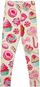 img 2 attached to 👖 Jxstar Cartoon Leggings: Cute Trousers Pattern for Girls' Clothing and Leggings