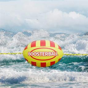 img 1 attached to 🚤 RESVIN Water Sport Towables Tube Booster Ball: Boating & Water Fun with 60ft Rope, Red+Yellow Big Balls, Ideal for 1-4 Riders!