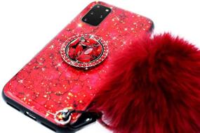 img 1 attached to Чехол Lozeguyc Galaxy Note 20 Bling Marble Kickstand Case
