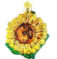 🌻 sunflower garden gifts glass blown ornaments for christmas tree by old world christmas логотип