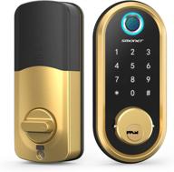 🔒 smonet bluetooth keyless entry smart lock: advanced security with fingerprint & app control логотип