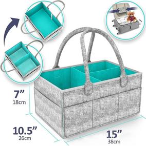img 2 attached to AIMIUKIDS Diaper Caddy Organizer Registry