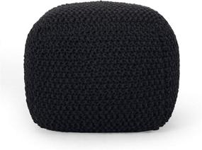 img 4 attached to 🛋️ Stylish and Versatile Dark Gray Pouf by Christopher Knight Home 313893 – Perfect for Any Space!