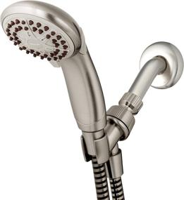 img 4 attached to Waterpik VBE-459 Handheld Shower Head: Low Flow Water Saving, 4-Spray Modes, Brushed Nickel Finish