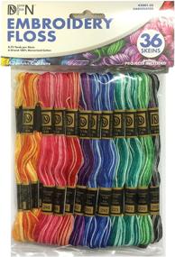 img 1 attached to Vibrant Janlynn Variegated Embroidery Floss 🌈 Pack: Add Stunning Color Transitions to Your Needlework!