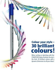 img 1 attached to 🖋️ Ручка Staedtler Triplus Fineliner 0,3 мм - красно-пурпурный - точный инструмент для письма и рисования