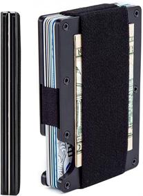 img 4 attached to Sleek Aluminum Wallet: The Ultimate Minimalist Money Pocket for Men's Accessories