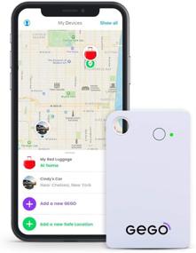 img 4 attached to 🌎 GEGO Global Tracker - Unlimited Worldwide Tracking Device - Car Tracker and Luggage Locator - Enhanced Bluetooth Technology, Mobile App (Airline Compliant) - No Roaming Charges - White