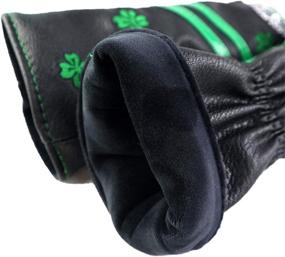 img 1 attached to 🍀 NRC Golf Head Cover Set - Wood Covers for Driver, Fairway, and Hybrid UT with Four Leaf Clover Lucky Design, PU Leather Material, and Interchangeable Number Tags