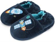 warm and cozy: estamico toddler 🧦 slippers cartoon winter boys' shoes and slippers logo