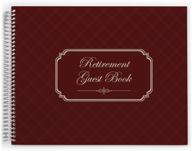 📚 perfectly elegant purpletrail retirement guest book - ideal for retirement parties & cherished memories logo