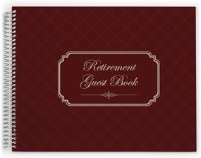 img 4 attached to 📚 Perfectly Elegant PurpleTrail Retirement Guest Book - Ideal for Retirement Parties & Cherished Memories