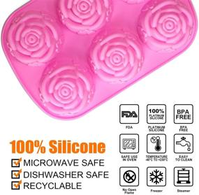 img 3 attached to Walfos Silicone Rose Mold Dishwasher