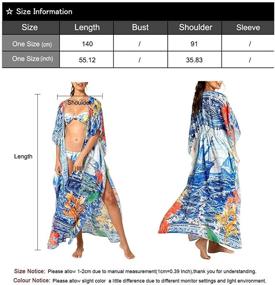 img 1 attached to 👙 Shermie Womens Chiffon Swimwear Cardigan: Stylish Cover Up for Women's Clothing, Swimsuits & Beachwear