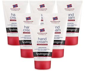 img 2 attached to 💧 Neutrogena Norwegian Formula Hand Cream Pack – 1.69 oz Travel Size, Unscented (Pack of 6)