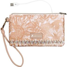 img 2 attached to 👜 Slate Beauty Women's Handbags & Wallets by Sakroots: The Charging Wristlet in Wristlets