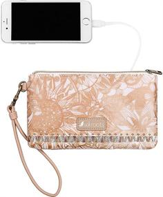 img 1 attached to 👜 Slate Beauty Women's Handbags & Wallets by Sakroots: The Charging Wristlet in Wristlets