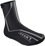 lipport waterproof cycling shoe covers: stay warm and dry with thermal shoescover for men and women, perfect for road and mtb biking logo