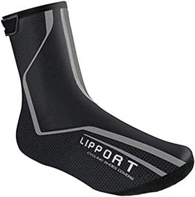 img 4 attached to Lipport Waterproof Cycling Shoe Covers: Stay Warm and Dry with Thermal Shoescover for Men and Women, Perfect for Road and MTB Biking