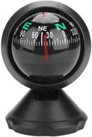 🧭 versatile pivoting compass for marine and vehicle navigation: adjustable dashboard mount, adhesive option - boat, car, truck logo