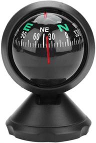 img 4 attached to 🧭 Versatile Pivoting Compass for Marine and Vehicle Navigation: Adjustable Dashboard Mount, Adhesive Option - Boat, Car, Truck