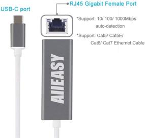 img 1 attached to AllEasy Ethernet Adapter Compatible Chromebook