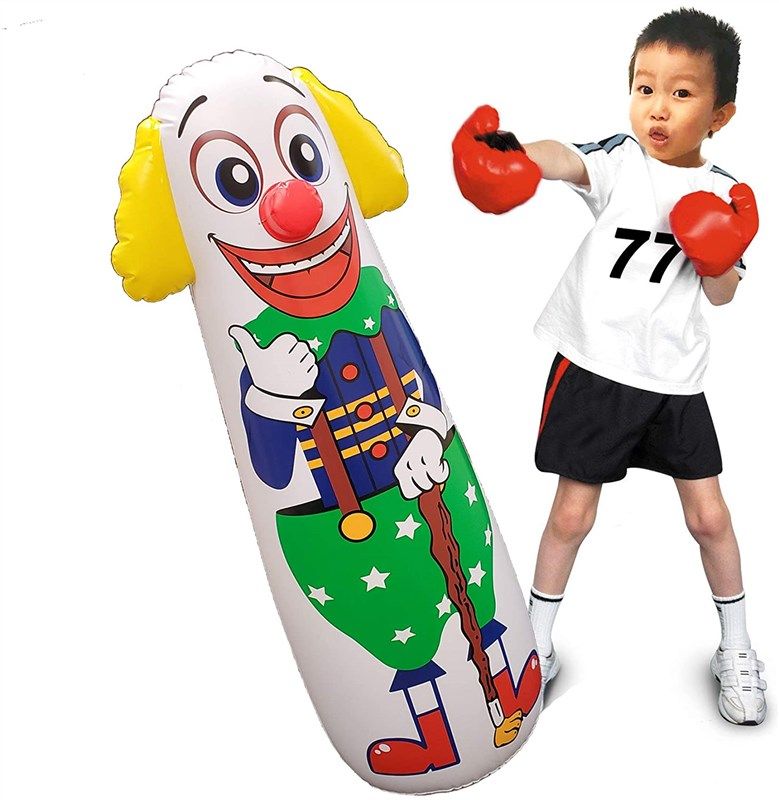 jet creations inflatable clown punching 로고