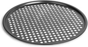 img 2 attached to 🍕 Fox Run Pizza Crisper Pan: Non-Stick Carbon Steel for Perfectly Crispy Pizzas, 14.5 x 14.5 inches