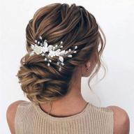 gorais flower wedding crystal accessories hair care logo