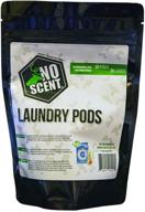 🌿 odorless laundry pods: 20 count - gentle and fragrance-free cleaning solution logo