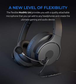 img 3 attached to 🎙️ Antlion Audio ModMic Uni: Attachable Noise-Cancelling Microphone with Mute Switch - Compatible with Mac, Windows PC, Playstation 4, Xbox One, and More