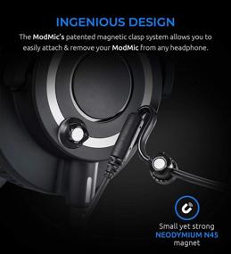 img 2 attached to 🎙️ Antlion Audio ModMic Uni: Attachable Noise-Cancelling Microphone with Mute Switch - Compatible with Mac, Windows PC, Playstation 4, Xbox One, and More