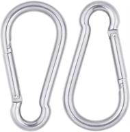 aowish stainless carabiner carabiners camping logo
