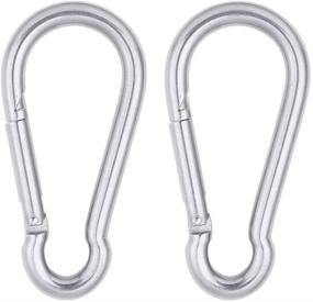 img 1 attached to AOWISH Stainless Carabiner Carabiners Camping