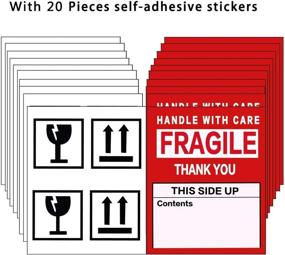 img 3 attached to Stretch Fragile Stickers Industrial Supplies Packaging & Shipping Supplies
