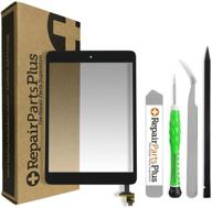 🎛️ premium ipad mini 1 screen replacement glass touch digitizer kit (7.9", a1432, a1454, a1455) – repair parts plus with tools, home button/ic connector - black logo