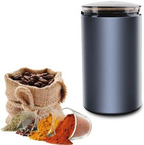 img 4 attached to 🌶️ Premium Aluminum Spice Blade Grinder with Detachable Power Cord and Cleaning Brush - Ideal for Coffee, Nuts, and Herbs - SUBTLE Electric Grain Mills