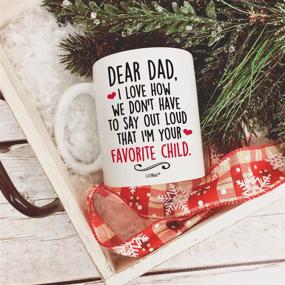 img 3 attached to 🎁 Fathers Day Gifts: Coffee Mug for Dad from Daughter/Son - Funny & Happy First Birthday Present for Husband/Wife - Stepdad/Stepfather Gifts