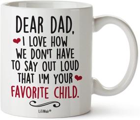 img 4 attached to 🎁 Fathers Day Gifts: Coffee Mug for Dad from Daughter/Son - Funny & Happy First Birthday Present for Husband/Wife - Stepdad/Stepfather Gifts